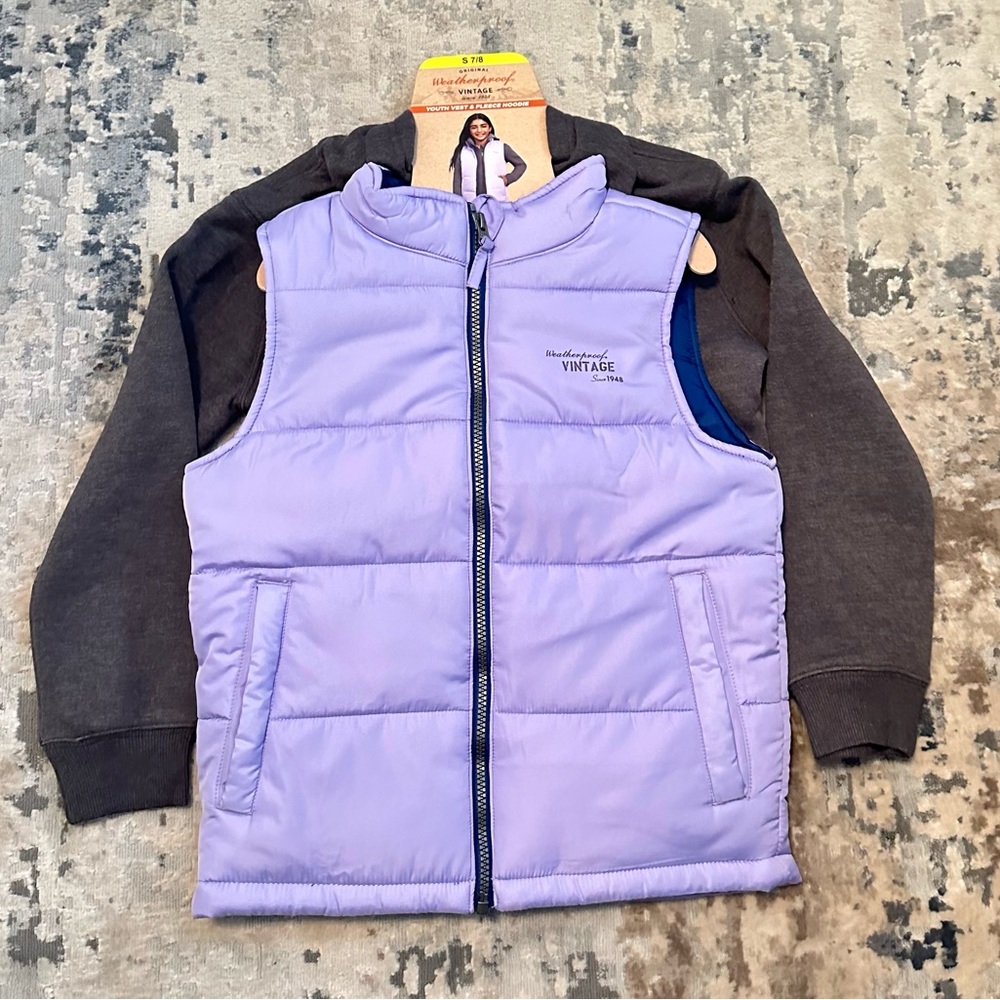 Weatherproof Vintage Youth Hoodie & Vest
Size:XS( 5/6)S (7/8) M (10/12)L (14/16) - Picture 15 of 15